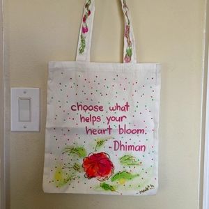 Canvas bag painted by me